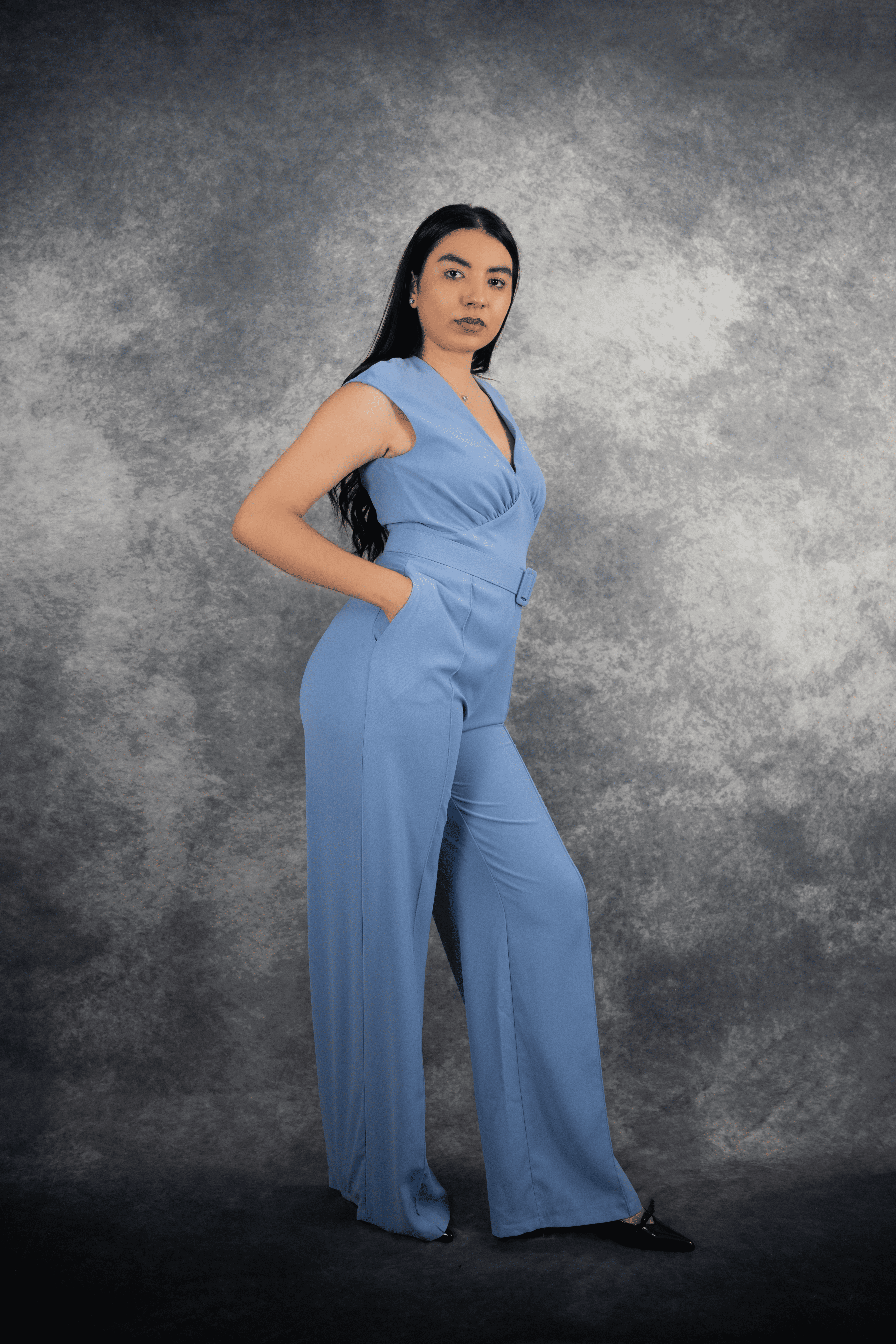 Combinaison contrée sans manches, combinaison femme