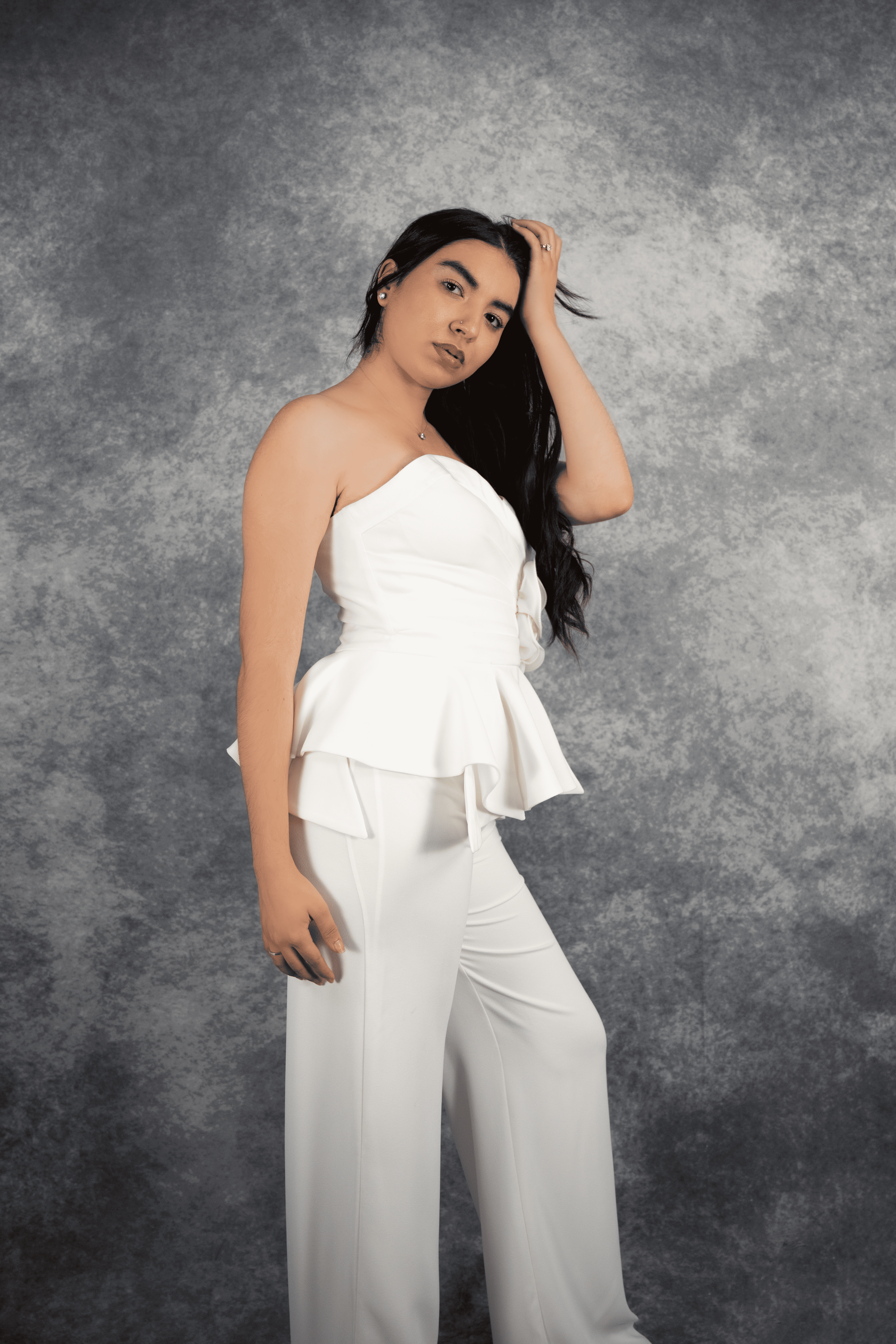 Ensemble Bustier Pantalon Haut Bustier & Pantalon Tailleur Chic Élégant Look Moderne Raffiné Sans Excès pour Occasions Spéciales