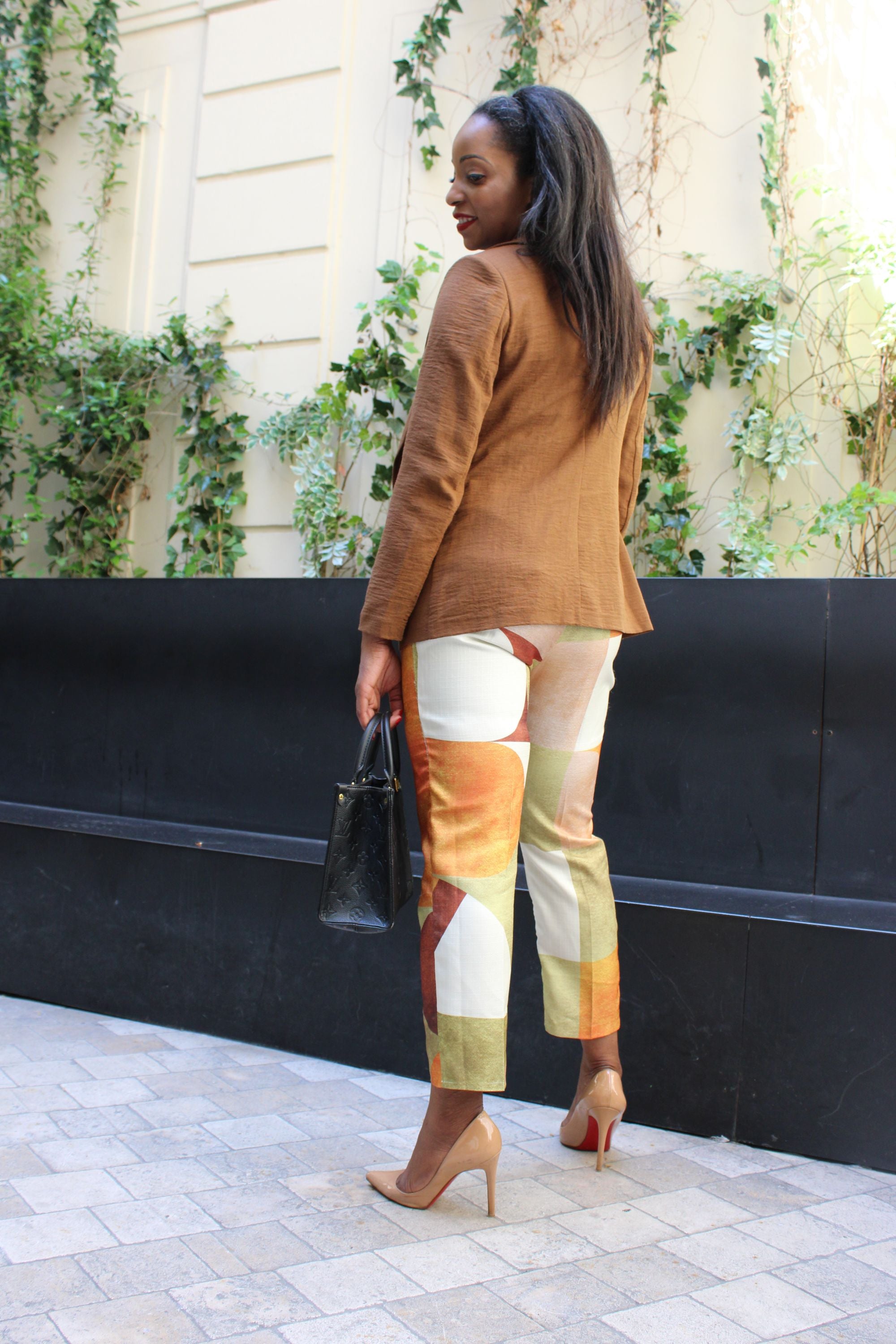 Pantalon patchwork
