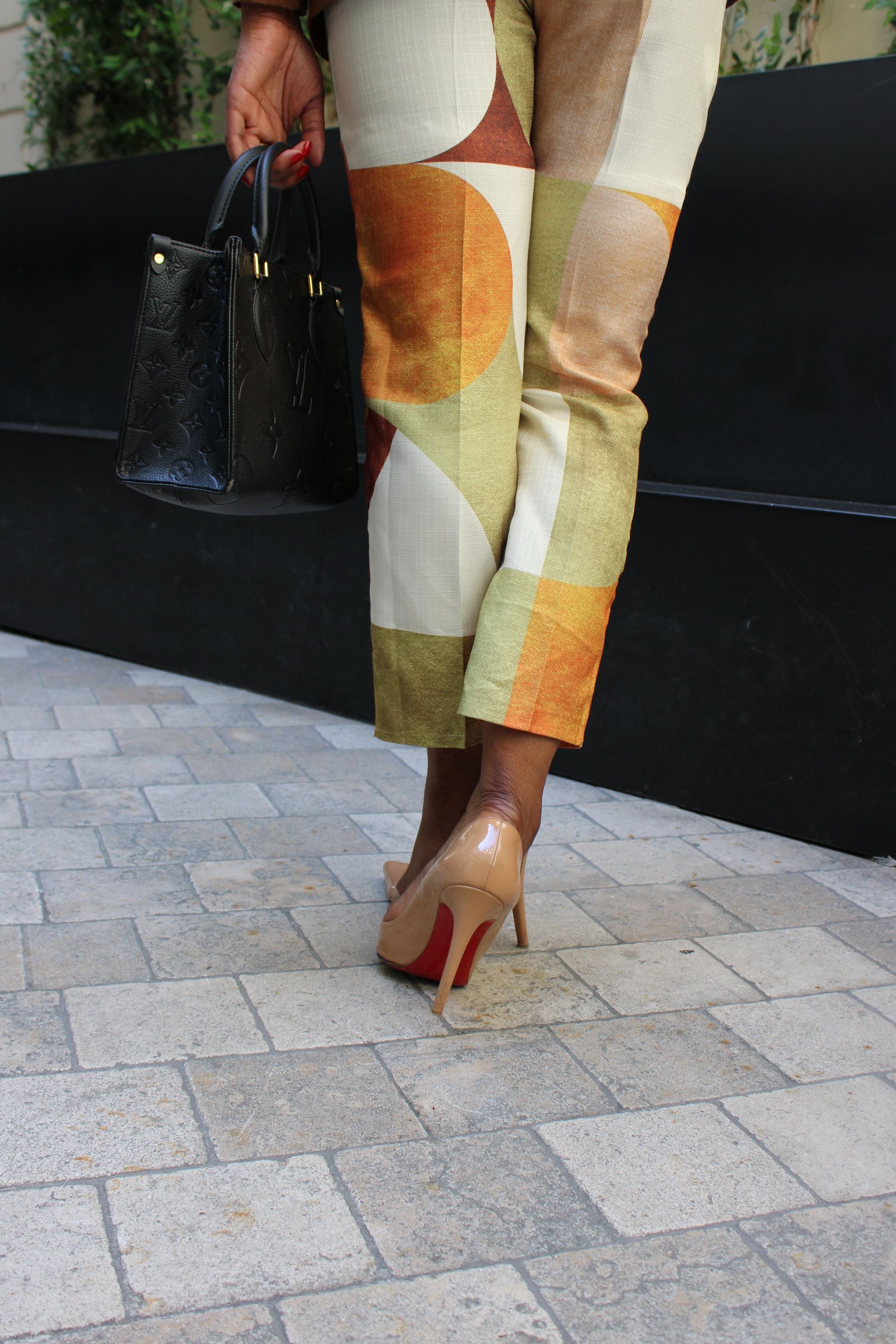 Pantalon patchwork