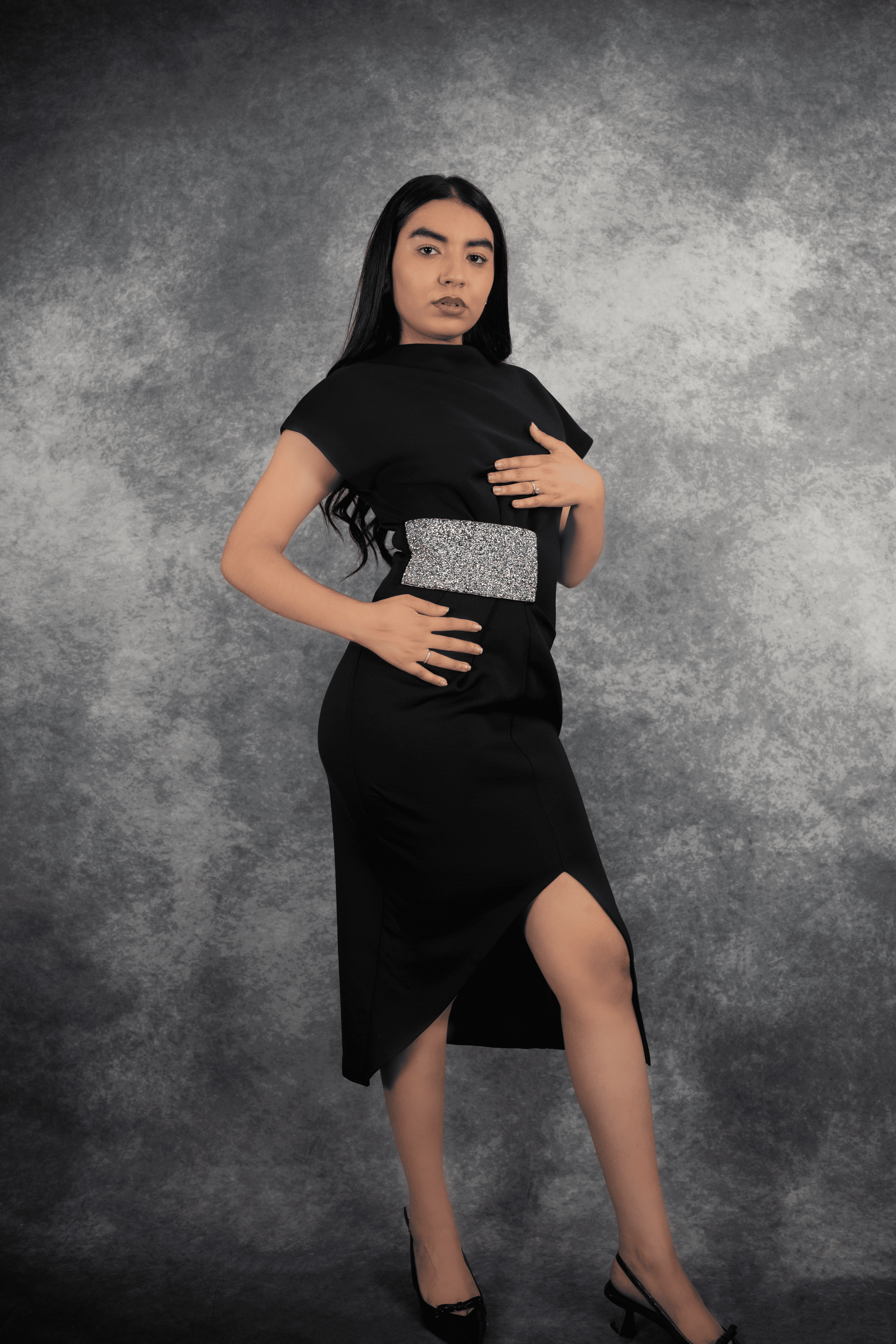 Robe mi-longue - Chic & intemporelle